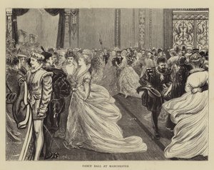 Bal masqué in Manchester door Francis Wilfred Lawson